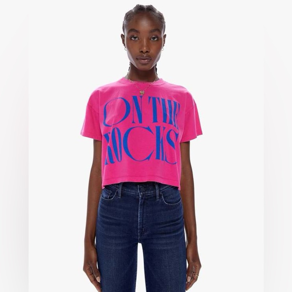 Mother The Grab Back Crop Tee